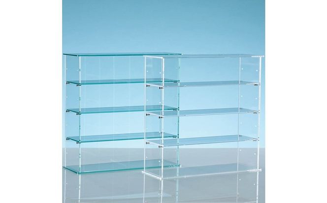 アクリルコレクションケースEタイプ　W45cm×D16cm×H45cm　川崎市自社工場一貫生産品　１台【カラー選択可】
