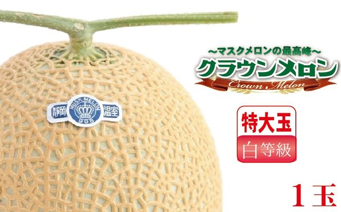 クラウンメロン（白等級）特大玉 １玉入 