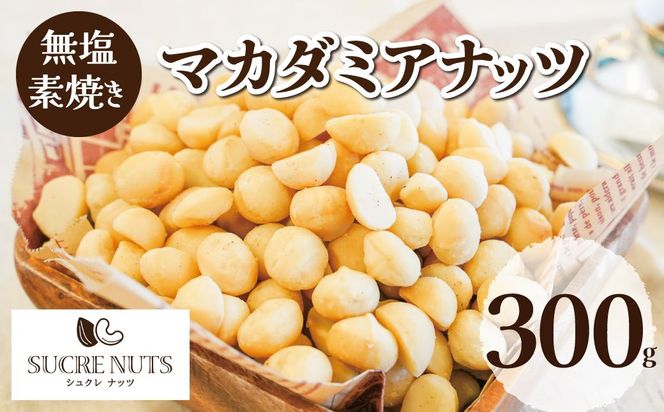 無塩で素焼きのマカダミア 無添加 300g H059-169