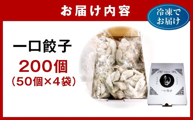 一口餃子 200 個入りタレ４個_kn107-003