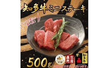 ＜生産直売＞知多牛 響 ミニステーキ 500g (冷凍)柔らか 一番人気 