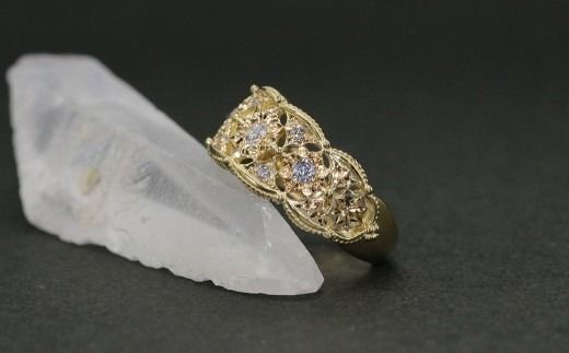 ダイヤレースリング（18金）【号数：７号～１８号】