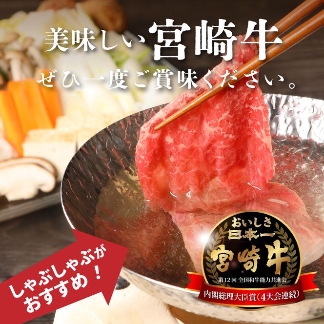 ＜宮崎牛和牛モモ肉しゃぶしゃぶ用500g＞ K01_0002_1