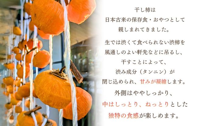 甘さが違う！とっても甘くなる生渋柿（平たねなし柿）吊るし柿用  T字枝or吊るしクリップ付約4.5～5kg　約24～30個＜2026年10月中旬～順次発送＞-Ted【art016B】