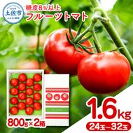 フルーツトマト 約1.6kg(約800g×2) 24～32玉入り 糖度 8度以上