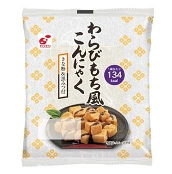 わらびもち風こんにゃく きな粉&黒みつ付・20食入