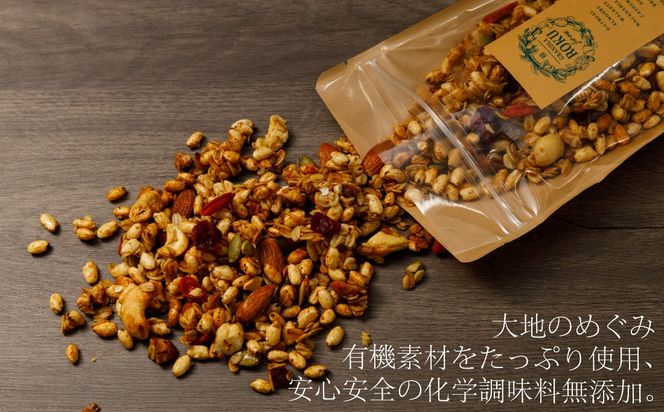 禄-roku-グラノーラ 200g×1袋（グラノーラ 国産 プレーン ギフト シリアル オーガニック 無添加 送料無料）