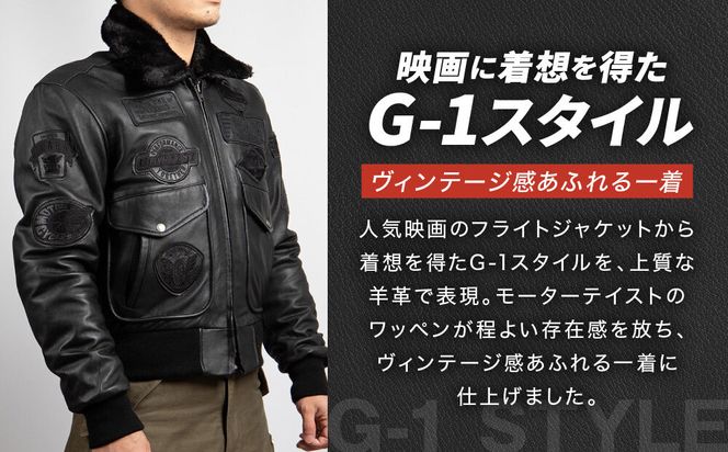 【デグナー】ヴィンテージフライトレザージャケット[16WJ-10C] XLサイズ｜京都 バイクギア 人気ブランド ジャケット バイク［ 大人のための本革ライダース プロテクター デザイン性 着心地 実用性 日常使い ツーリング ライダー バイカー アウトドア おしゃれ かっこいい 人気 おすすめ 送料無料 ふるさと納税 ］ 261009_A-JR195VC03