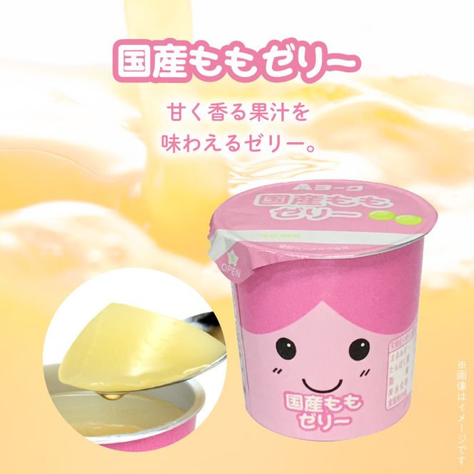 【6ヶ月定期便】愛知ヨーク　国産みかんゼリー・国産ももゼリー　20個入［108A16-T］ゼリー みかんゼリー ももゼリー 20個入 愛知ヨーク定期便 みかん もも 果物 フルーツ カップゼリー