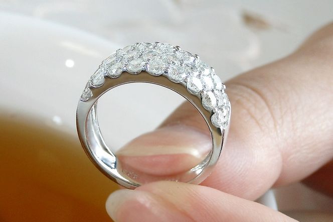 pt900ダイヤモンド パヴェ エタニティリング【2.0ct】 CSR0108 SWAV051