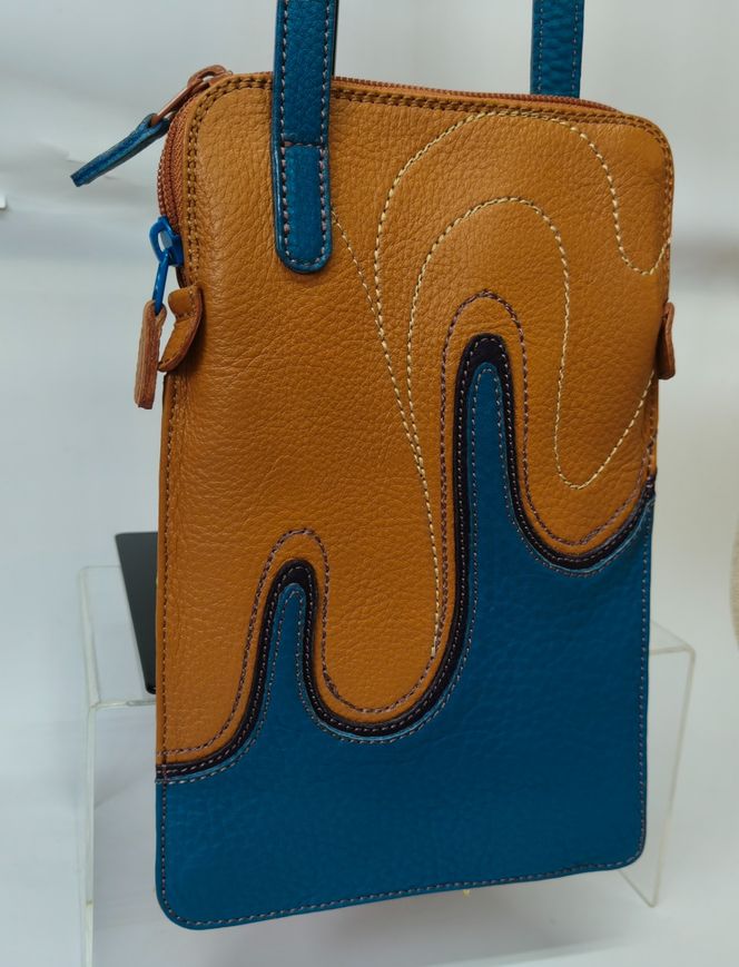 「鞄工房　香」レザーミニショルダーバッグ「海」 FAA7067