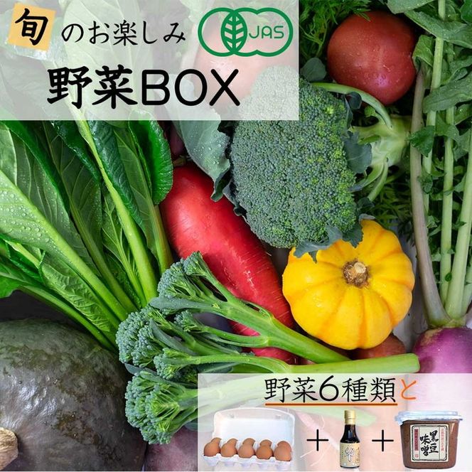 ＜京都・矢田の里＞産地直送！旬の有機ＪＡＳ認定 京野菜・農家のこだわり野菜・新鮮卵など 直売所 お楽しみセット≪オーガニック野菜 栽培期間中農薬・化学肥料不使用≫