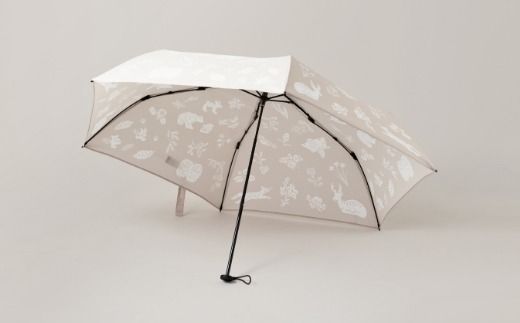 [磯 優子 / Yuko Iso] オリジナルデザイン 折りたたみ傘（17cm）×1本【発送時期が選べる】オリジナル デザイン 折りたたみ 折り畳み 傘 おしゃれ かわいい シンプル レディース 通勤 通学 晴雨兼用 UV カット 撥水 北海道 釧路町 釧路超 特産品 br08　121-1931-006