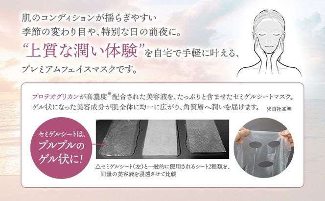MAVIS　プロテオグリカン配合フェイスマスク　５枚セット【130006】