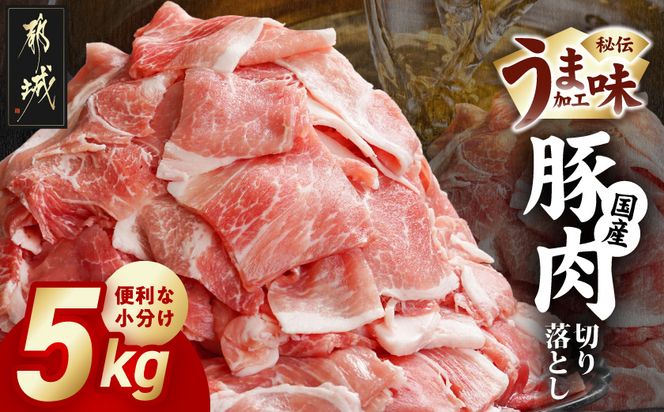 国産豚肉切り落とし5Kg(うま味加工)_MJ-3647