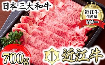 【カメチク】近江牛すき焼きしゃぶしゃぶ用700g【FK02U】