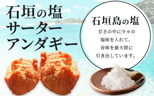 【合計30個】冷やし サーターアンダギー 6個 × 5袋 石垣島 塩サーターアンダギー【石垣島の天然の塩使用】沖縄県 石垣市 お菓子 スイーツ ご当地スイーツ TM-9