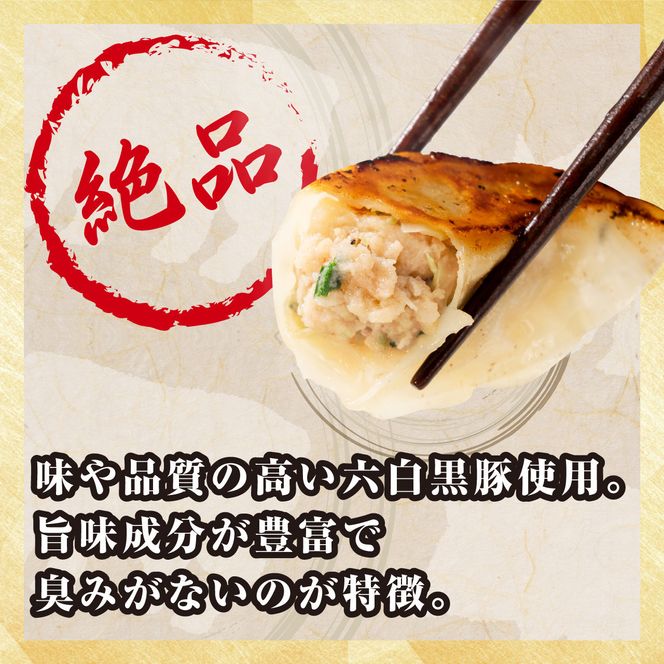 【大阪名物】大阪ふくちぁん黒豚餃子 冷凍生餃子 54個 ［18個入×3セット］ 272183_AY29