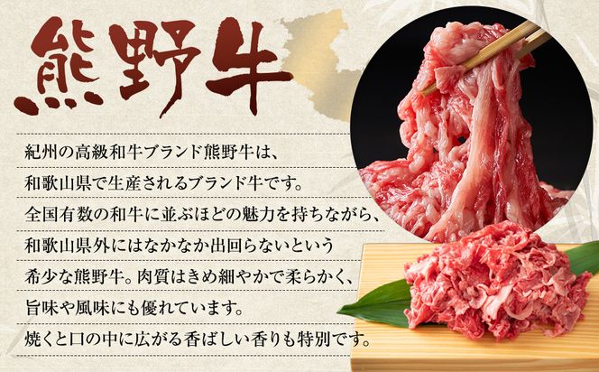 和歌山 熊野牛 切り落とし500g × 1パック［部位おまかせ］［MK2w］ 304018_DX002