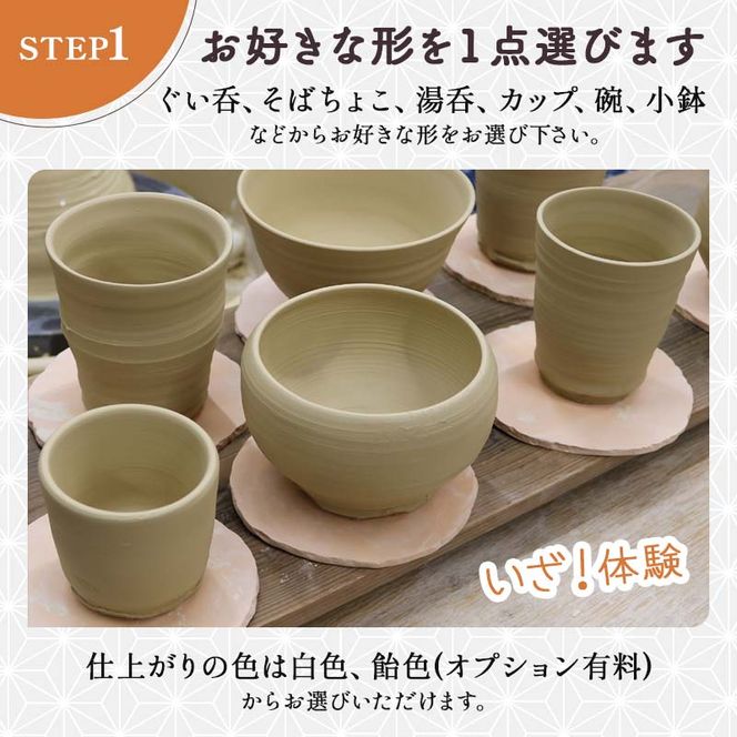 九谷焼 ろくろ体験チケット F6P-2055