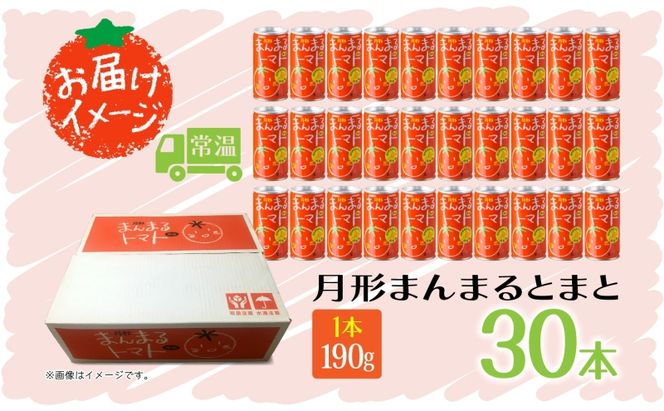 北海道 トマトジュース 月形まんまるトマト 190g×30本 桃太郎 トマト 食塩不使用 食塩無添加 とまと 缶 無塩 ジュース ストレート 野菜ジュース 健康 完熟 ご褒美 プレゼント 送料無料 月形町