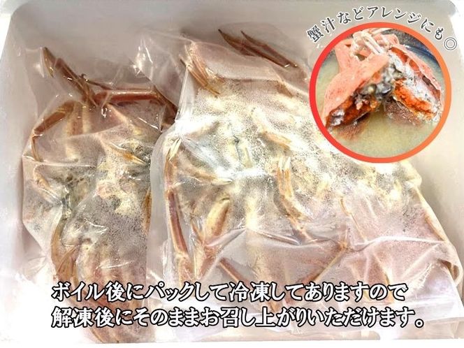 【数量・期間限定】【訳あり】新潟県村上市寝屋漁港産　セコガニ 約1kg（5～9尾入）C4088