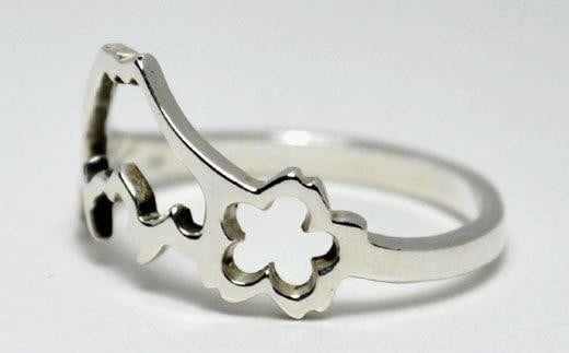 【ハンドメイドアクセサリー】富士山桜リング リング 指輪 シルバー アクセサリー ハンドメイド 山梨 富士吉田