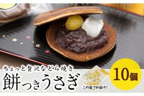 餅つきうさぎ (計10個) どら焼き スイーツ スウィーツ 菓子 焼き菓子 和菓子 おやつ セット 個装 大分県 佐伯市【ER018】【(株)古川製菓】