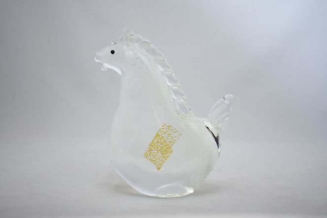 【期間限定】干支 午 白 SE-073【粋工房】_HA1875