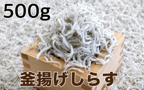 釜揚げしらす500g / シラス 厳選 小分け 冷蔵便【dig011】