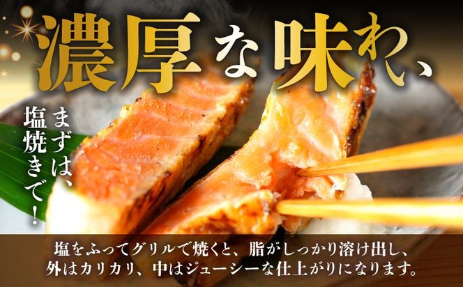 099H5086 訳あり 総量2kg! アトランティックサーモンの大とろハラス 200g×10P 小分け 鮭ハラス 腹ヒレ肉 昆布塩加工 はしっこ