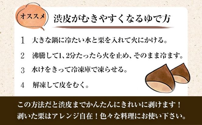 【先行予約】生栗 熊本県御船町産限定 約1kg 約2kg(2L-Lサイズ) 期間限定 野菜 予約 スイーツ きんとん 甘露煮 渋皮煮 栗ご飯 熊本県御船町《9月上旬-9月下旬頃出荷》---mifune_lcl_199_1---