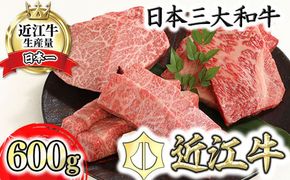 【げんさん】近江牛A5ランク厳選カットステーキ3種【600g】【DG03W】