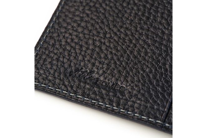 SOMES GL-16 ブックカバー 文庫本サイズ ネイビー [ソメスサドル 北海道 砂川市 12260913] ソメス 文庫 a6 日本製 本革 革 革製品 レザー