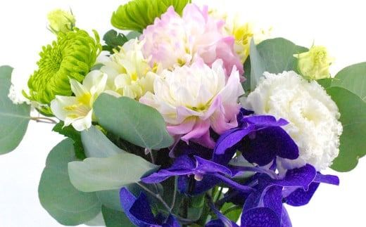 【3回定期便】”松竹梅の梅セット”届いたら、いつもの花瓶に入れるだけ！簡単管理の おしゃれ ブーケ ♪初回 花瓶 付き、毎回延命剤付き！！花 生花 花束