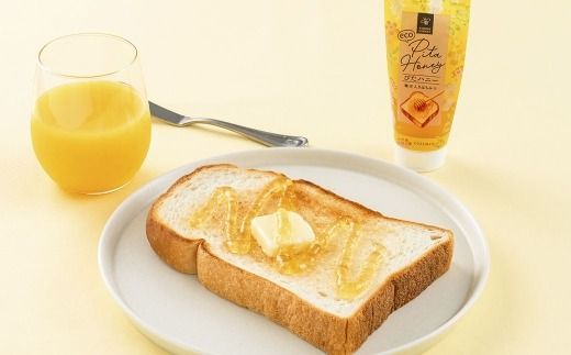 チューブ はちみつ ぴたハニー 寒天入り 約1200g （ 約80g × 15本 ） 純粋アルゼンチン カナダ産はちみつ エコ容器 垂れにくい トースト ヨーグルト 食事 食卓 加工品 常温 ハニー