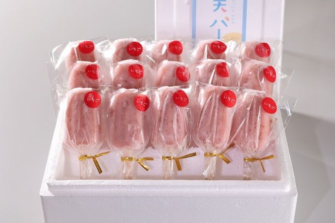 素材そのまんま寒天バー ラズベリー 15本入 ｜ お菓子 スイーツ 寒天 和菓子 生菓子 ※2025年6月上旬～9月上旬頃に順次発送予定 ※北海道・沖縄・離島への配送不可