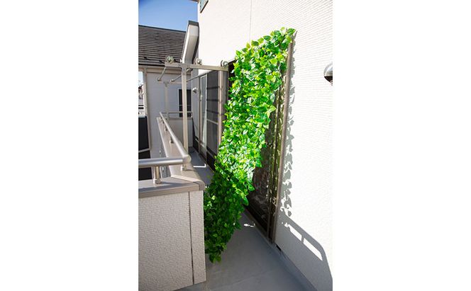 ＤＥＣＯ ＧＲＥＥＮ フェンス＆シェード GS-200LG ライトグリーン グリーンシェード  アイリスオーヤマ 1m×2m リーフラティス 日よけシェード ベランダ目隠し 窓 ベランダ 庭 グリーンカーテン グリーンフェンス サンシェード フェイクグリーン