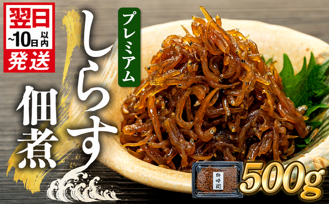プレミアム 釜揚げ しらす 佃煮 500g(100g×5パック) 小分け 減塩 無添加 無着色 冷凍 愛知県 南知多町 ご飯 ごはん 丼 料理 国産 カネ成 シラス 人気 おすすめ シラス しらす しらすごはん shirasu sirasu SIRASU 人気シラス
