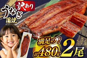 うなぎ 訳あり 蒲焼 特大 肉厚 2尾 計480g 小分け タレ 山椒付き [大黒物産 福岡県 宇美町 um40bak830045] 不揃い 規格外 鰻 ウナギ unagi うなぎ蒲焼 鰻蒲焼き 蒲焼き かば焼き 真空パック 個包装 冷凍 8000円 8000 8000円以下 8000円以内