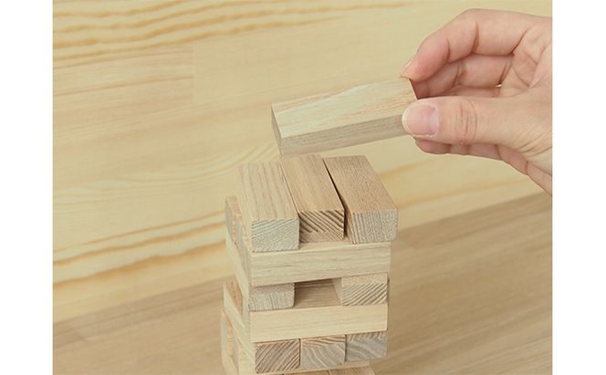 木製 おもちゃ 子どもから大人まで楽しめる！ 木製バランスゲーム ジェンガ 工芸品 室内 遊び 玩具 ファミリートイ 