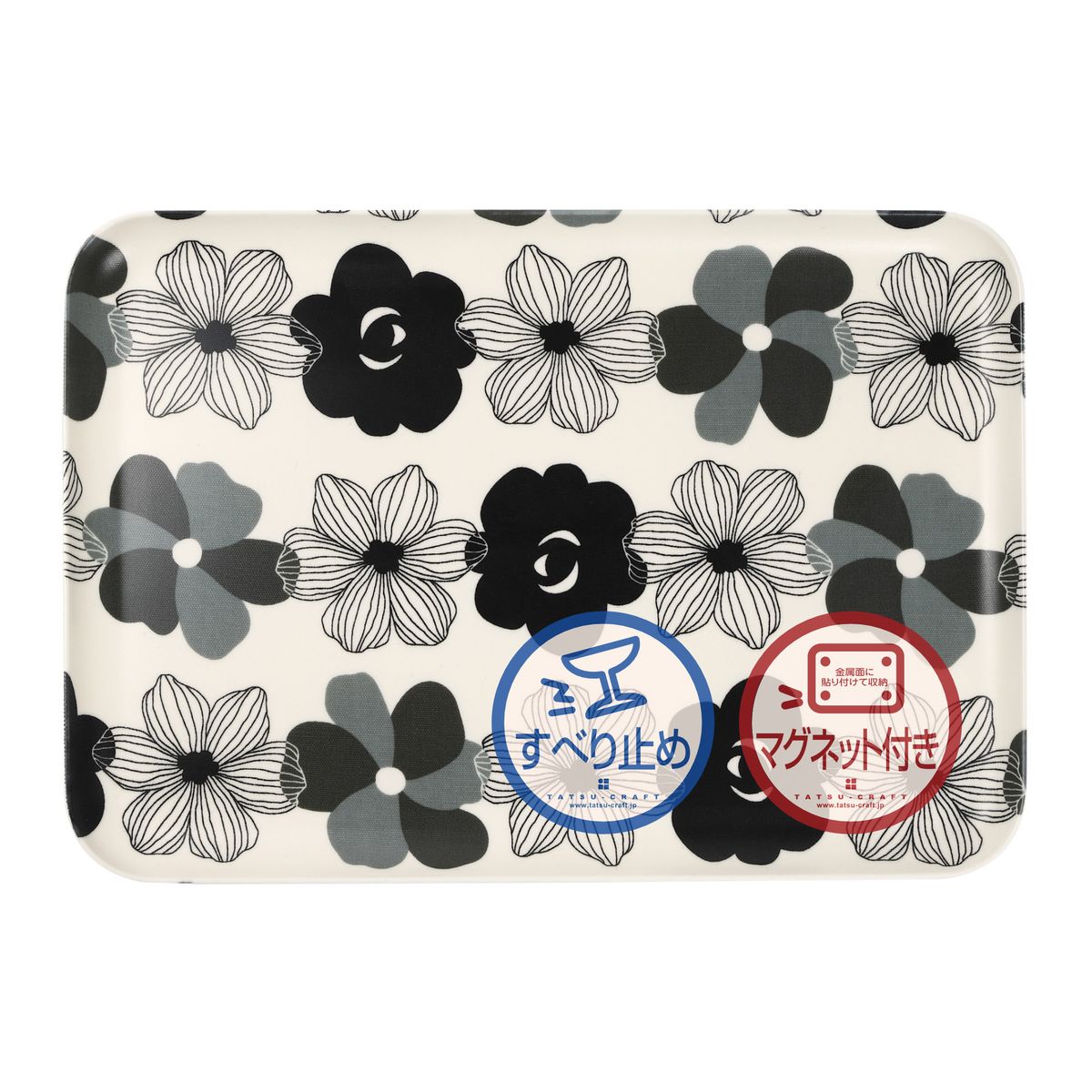 TATSU-CRAFT マグネットトレー M 33cm フラワーボーダー すべり止め付き [Tk1079] 303446_DA90814VC03