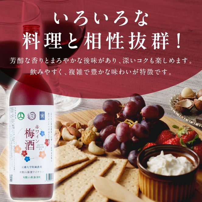 EM6113_赤ワイン梅酒2025　720ミリリットル