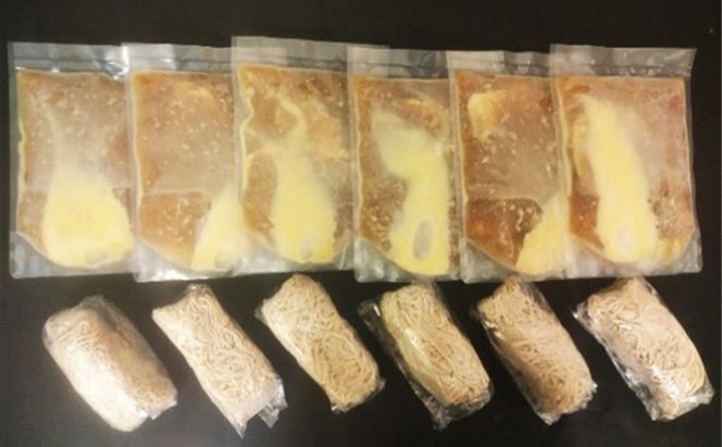 【3回連続お届け】[冷凍]石臼挽き中華そば6食セット≪富良野とみ川≫(麺 中華そば そば セット 北の国から ドラマ 北海道 富良野市 ふらの)