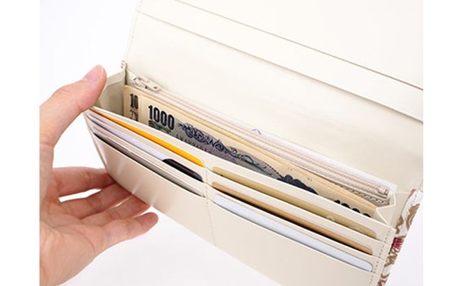 長財布 スッキリ大人の財布 束入れ ピーナッツ 文庫屋大関 お札を折らない 財布 レディース レザー 本革 革 文庫革 薄い スリム 軽量 スリム財布 レディース財布 お財布 札入れ 札束入れ 日本製 東京 墨田区