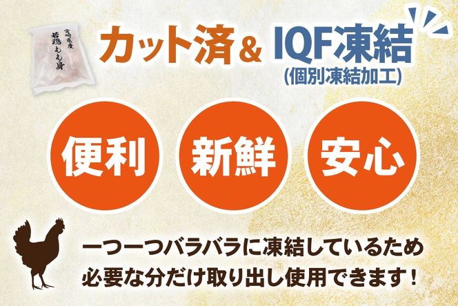 鶏肉 12回 定期便 もも 切身 IQF 250g 6袋 1.5kg 計18kg [南九フーズ 宮崎県 日向市 452061720] もも肉 冷凍 国産 カット 小分け ふるさと納税 鶏 とり肉 鳥肉 鶏もも 鶏もも肉 モモ 真空包装 個包装 お弁当 急速冷凍 バラ凍結 時短 カット済 定期 宮崎 宮崎県産 夕飯