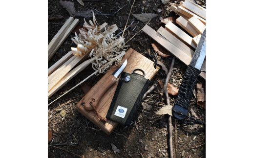 Bushcraft knife feather65　野外携帯ナイフ