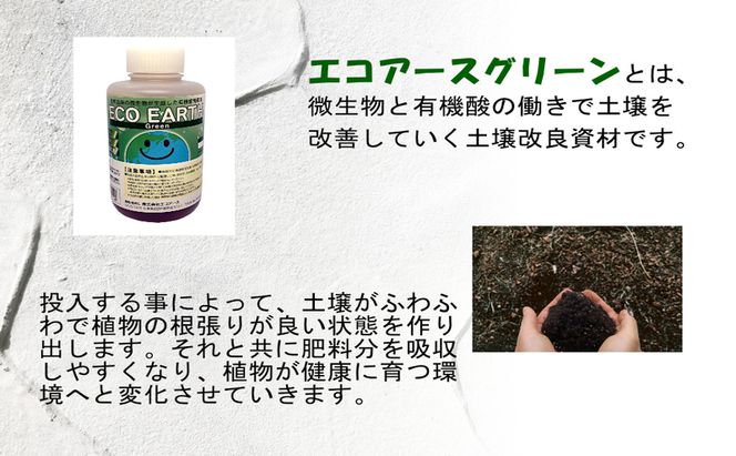 土壌改良剤 エコアースグリーン 500ml入り 1本