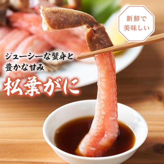 765.【活】≪2025年12月～2026年1月発送≫ 特撰 松葉がに【ブランドタグ付き】（700g超×1杯） 313726_BS010VC01