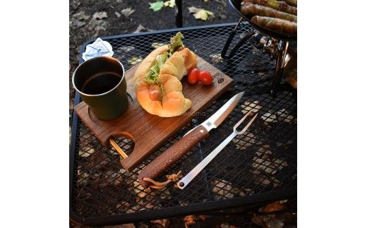 Camp plate solo　両面使えるキャンプ調理プレート